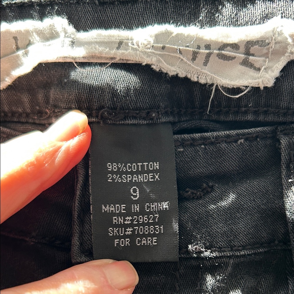 Lip Service Black Skeleton Skinny Jeans - Picture 5 of 6